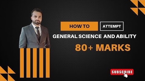 How to score 80+ in GSA II Steps to prepare General Science like toppers by Dr. M. Waqas Younas
