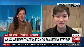 Alexandr Wang on CNN's First Move with Julia Chatterley