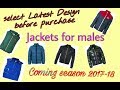 Latest jackets design For males