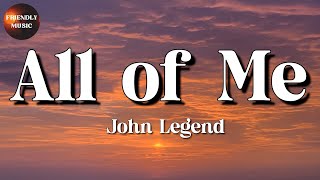 🎵 John Legend - All of Me || Taylor Swift, Tones and I, JVKE (Lyrics)
