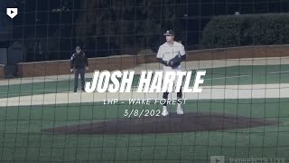 LHP Josh Hartle, Wake Forest - 3/8/24