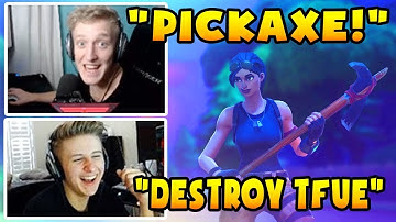 1 Minutes 46 Seconds of Pickaxe Battle Fortnite (Cloak, Tfue vs Chap, Symfuhny)