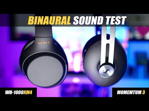 Sony WH-1000XM4 vs Sennheiser Momentum 3 BINAURAL Sound Test 👂 | Hear The Difference!