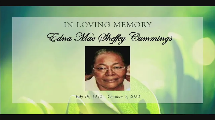 Homegoing Celebration for Ms. Edna Mae Sheffey Cum...