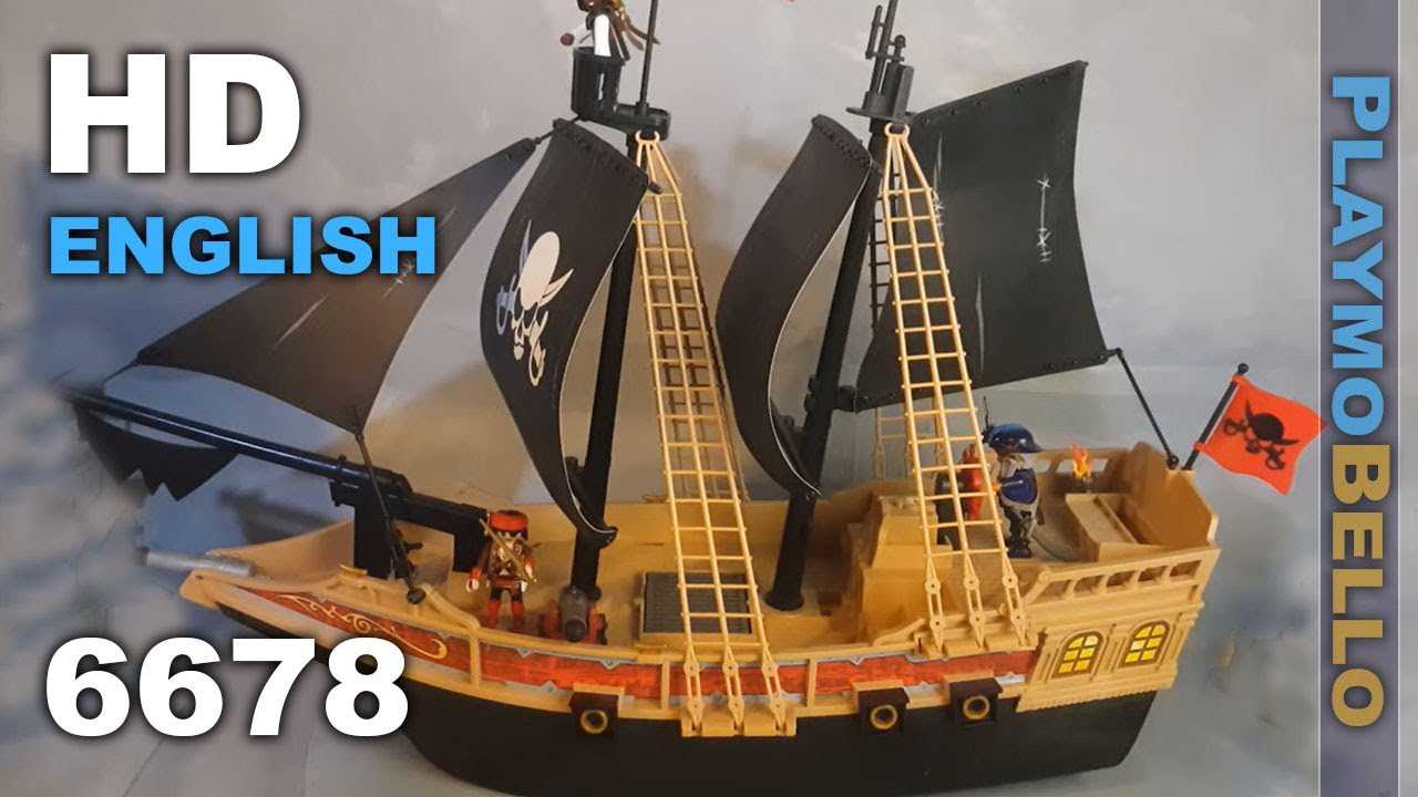 omgivet Fonetik Grusom 2015) 6678 Pirate Ship, Playmobil REVIEW - YouTube