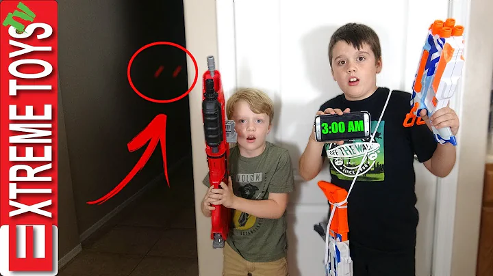 3AM Challenge Gone Wrong! Nerf Blaster Sabotage, E...
