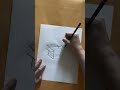 Transferring a drawing onto a separate paper #drawing #design #art #easy