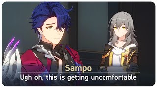 Sampo gets Caught Red Handed by MC | Honkai Star Rail
