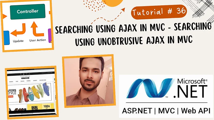 Tutorial 36: Searching using Ajax in MVC | Searching using Unobtrusive ajax in MVC