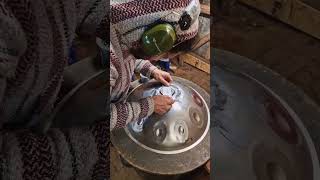 Pressing dimples | Handpan Maker | Learning to build my own handpans