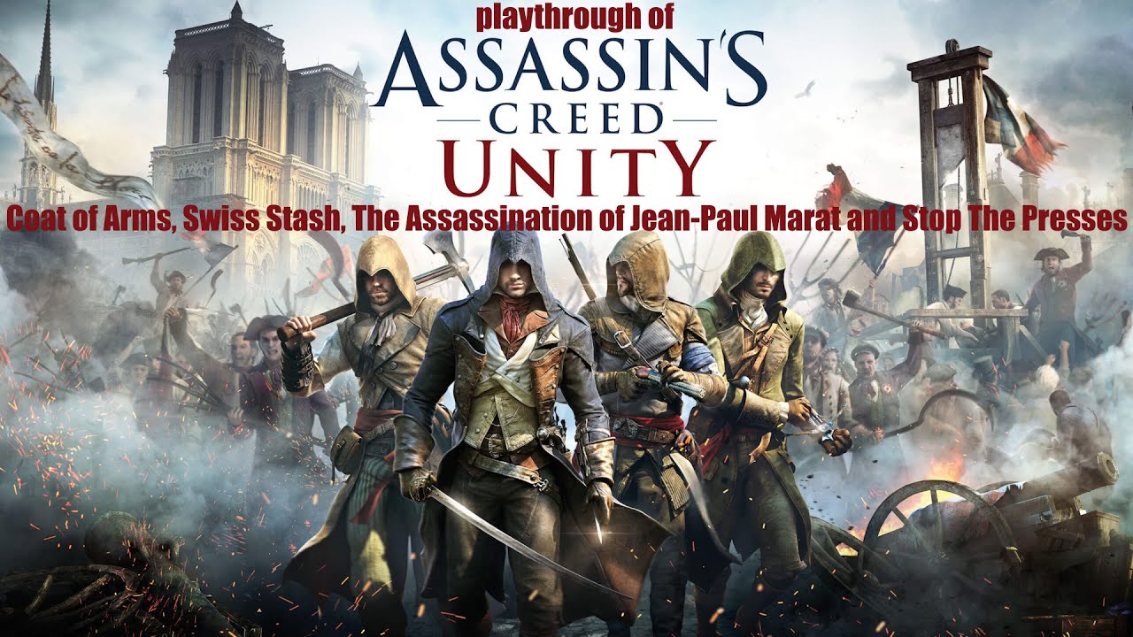 Assassin's Creed Unity (PC) Coat of Arms, Swiss Stash and more playthrough part 31