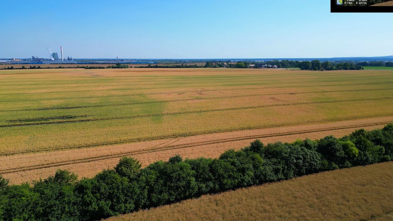 DJI Mini 2 - 10 km Sommerflug über Felder bei Arneburg