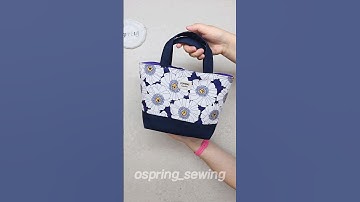 20minutes! Tote Bag DIY 💙 Sewing Tips