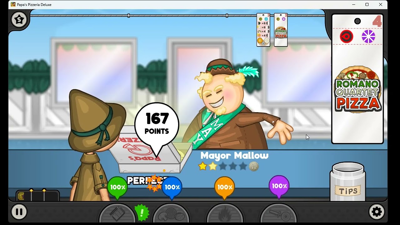 Papa's Pizzeria Deluxe: Day 398 - YouTube