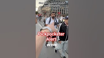this pickpocket was caught in action while stealing in the middle of the road