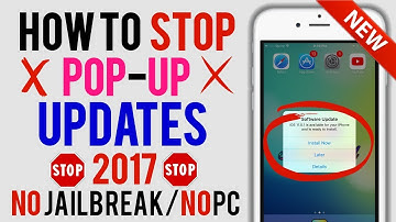 How To STOP Update Pop-ups On iOS! (2018)