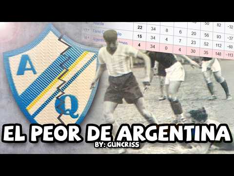 Argentino de Quilmes, the WORST TEAM IN THE HISTORY of the Argentine league | 4 points, 1939