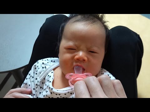 뉴욕이 동생 쪽쪽이 처음으로 해본 날 / 50일 사진 / 배앓이 / 잠투정 / 미소천사 뉴욕이네