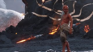 Black Myth Wukong Vs Red Boy Epic Ps5 Fight Scene
