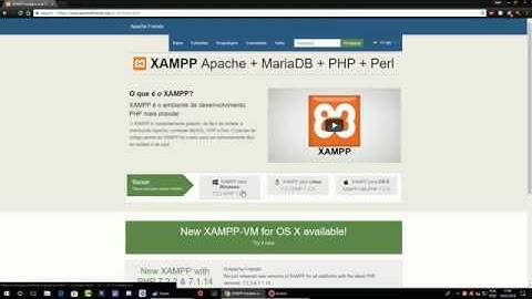 Como iniciar o XAMPP com Windows