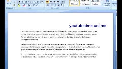 Microsoft Word-Lesson 08-Undo redo