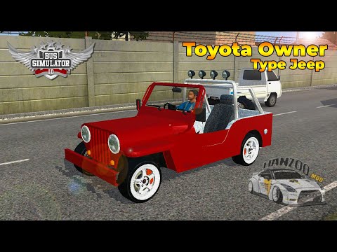 Toyota Owner Type Jeep - BUSSID || HANZOO MOD