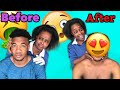 S-CURL MY BOYFRIEND HAIR! (TRIPOD STAND GIVEAWAY)!*  how to s-curl your hair.