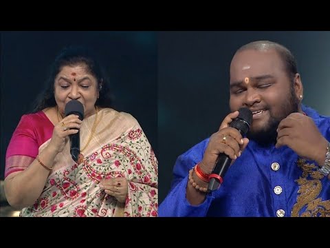 Muthusirpi and Chitra amma performance  Kanna varuvaya song  super singer 8