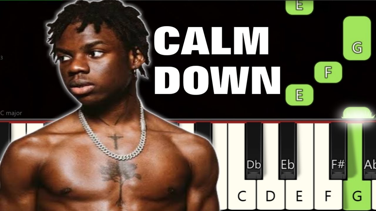 Calm Down (feat. Selena Gomez) - Rema Sheet music for Piano (Solo) Easy