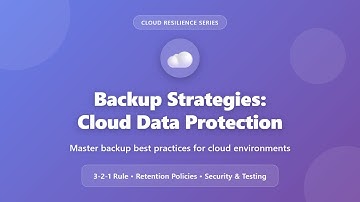 Backup Strategies: Cloud Data Protection | 3-2-1 Rule & Best Practices