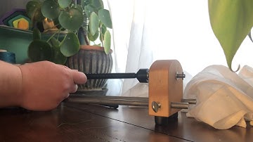 Getting weft yarn ready to weave