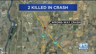 2 Killed In Wrong-Way Crash In Yuba County