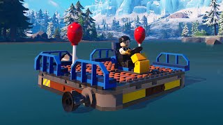 How to Build a Simple Working Boat in LEGO Fortnite