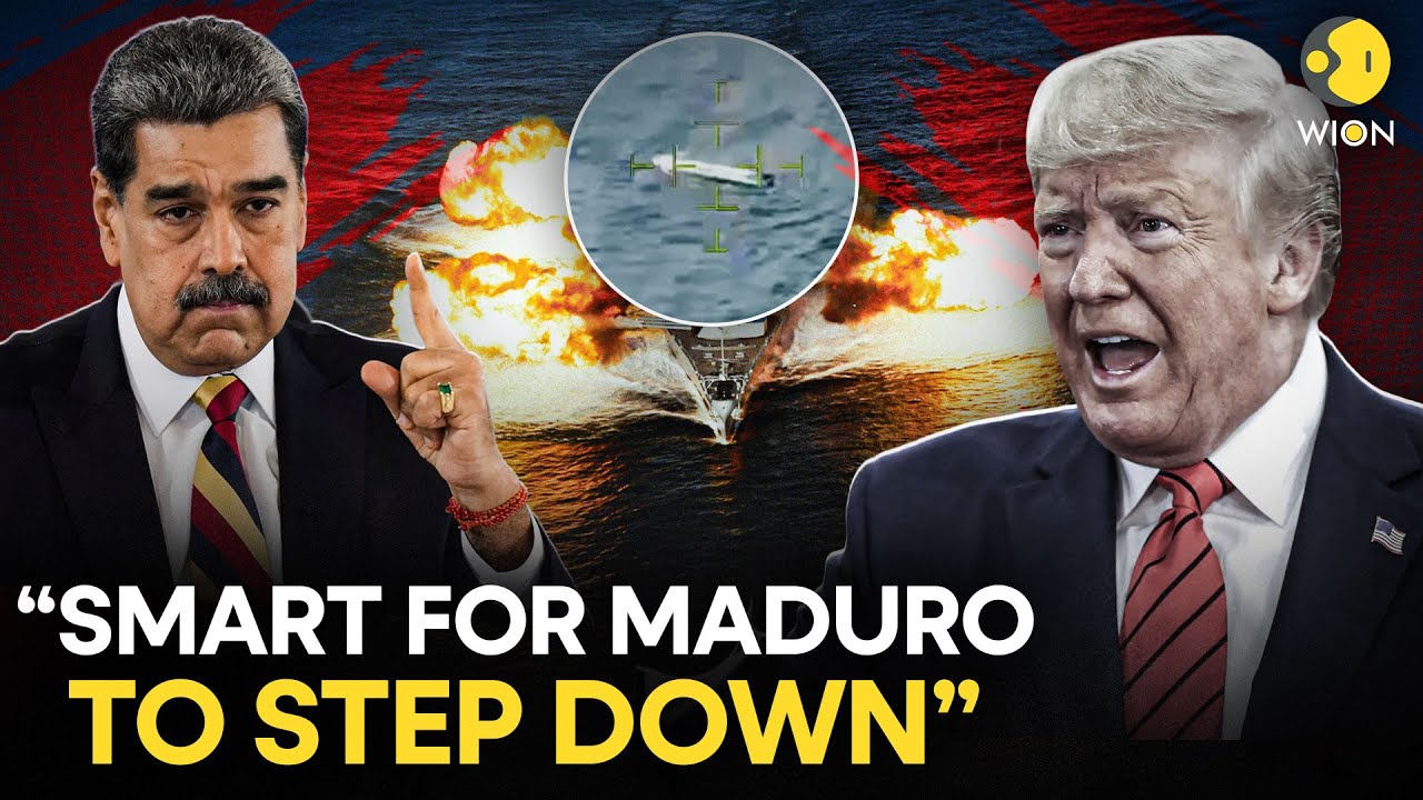 US–Venezuela Tensions LIVE: US Hits Suspected Drug Vessel, One Dead | Trump-Maduro | WION