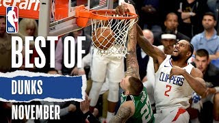 NBA's Best Dunks | November 2019-20 NBA Season