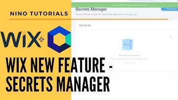 NEW Wix Feature - Wix Secrets Manager - Protect your APIs and Secrets