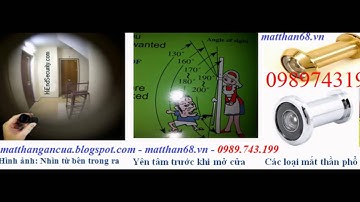 mắt thần cửa chung cư bảo vệ bạn tránh nguy hiểm khi mở cửa
