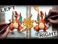 Drawing with BOTH HANDS..? | Left vs Right Hand Artist