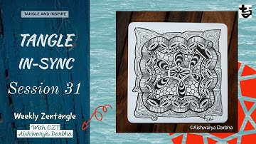 PACH + BUNZO + AMAZE - Zentangle Patterns ✨TangleInSync-31 ✨ Year 2021