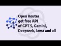 How to Get Free AI Model API Keys | OpenRouter Account Setup on Mobile