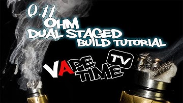 0.11 ohms Dual Staged Parallel coil building tutorial