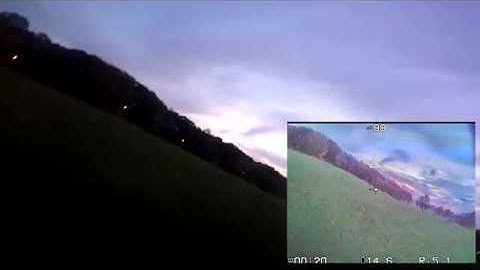 Foxeer Predator micro V4 vs GoPro session 5 - night flight