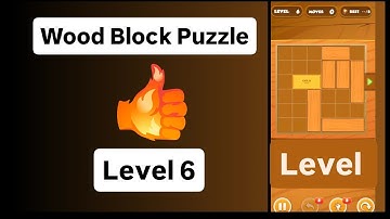 Wood Block Puzzle Gameplay - Beginner Level 6