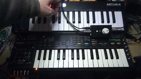 Modified Casio SK1 sequence synced to shuffled 16th triggers