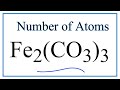 Chemical Composition and Carbonate Ions