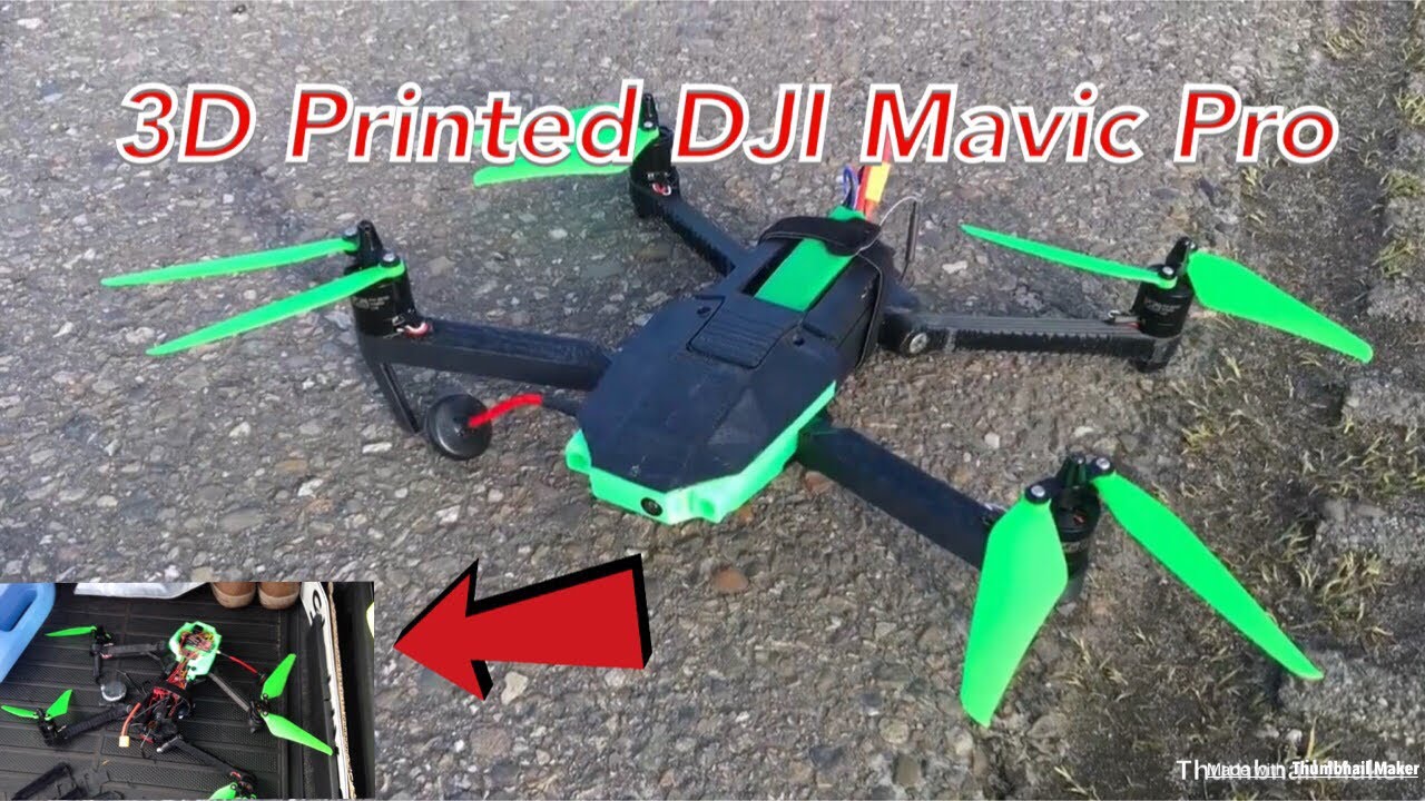 3d printed dji mavic