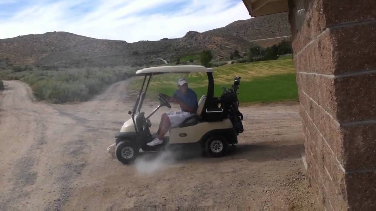 Golf Cart burning rubber YouTube