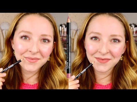 Video: NYX Cát hồng Slim Lip Liner Pencil Xem lại