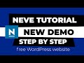 Neve WordPress Theme Demo and Tutorial (FREE WordPress Website 2020)