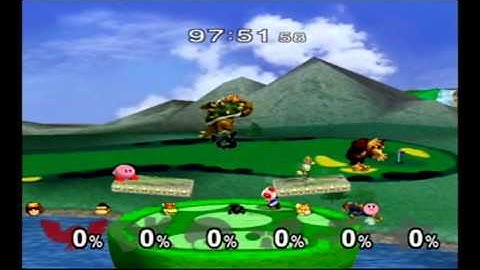 Super Smash Bros Melee Debug Menu Fun - 6-Players Escape 1-1 Adventure Mode